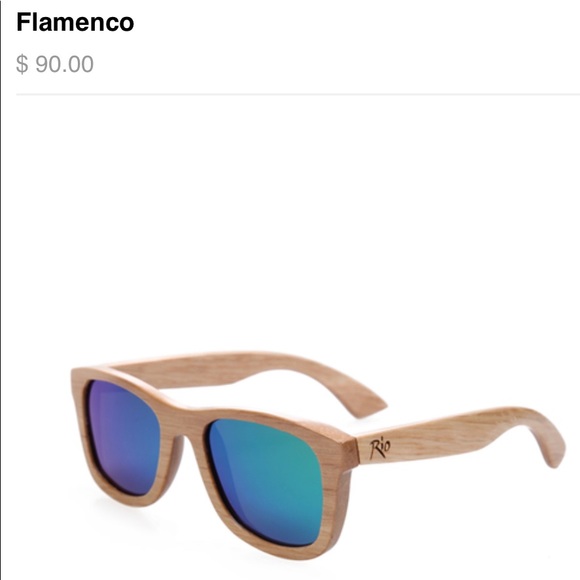 Rio Wood Frame Sunglasses - Picture 5 of 5